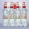 Вода газированная питьевая 'Святой источник', 0,5 л, пластиковая бутылка, 12 шт/в уп