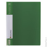 Папка 20 вкладышей BRAUBERG 'Contract', зеленая, вкладыши-антиблик, 0,7 мм, бизнес-класс, 221774