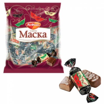 Конфеты шоколадные РОТ ФРОНТ 'Маска', 250 г, пакет, РФ04867