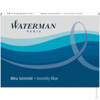 Картриджи чернильные 'Waterman' синие, 8шт. в упак., комплект 8 шт