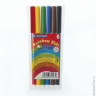 Фломастеры 6 ЦВЕТОВ CENTROPEN "Rainbow Kids", круглые, смываемые, вентилируемый колпачок, 7550/6ET, 7 7550 0602
