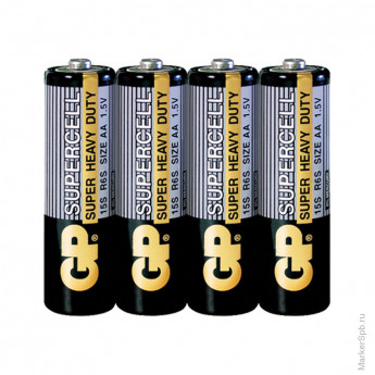 Батарейка R06 GP Supercell 15S OS4, 4 шт/в уп
