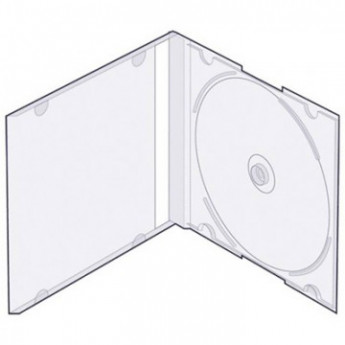 Бокс для CD/DVD дисков VS CD-box Slim/5 прозрачный 5шт