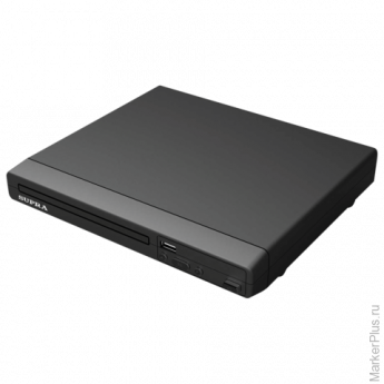 Плеер DVD SUPRA DVS-201X DVD, MP3, MPEG4 (DivX), USB (A), S-Video, пульт ДУ, черный