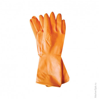 Перчатки резиновые Dr. Clean хозяйственные р.М