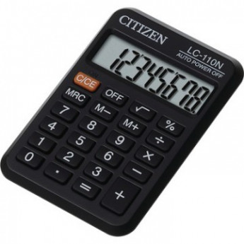 Калькулятор CITIZEN карман. LC-110NR 8 разряд. книжка бата