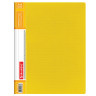 Папка с металлическим скоросшивателем и внутренним карманом BRAUBERG 'Contract', желтая, до 100 л., 0,7 мм, бизнес-класс, 221785