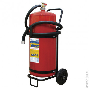 Огнетушитель порошковый ОП-50, передвижной, АВСЕ (твердый, жидкий, газообразные вещества, элементы у
