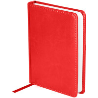 Ежедневник недатированный, A6, 136л., кожзам, OfficeSpace 'Nebraska', красный