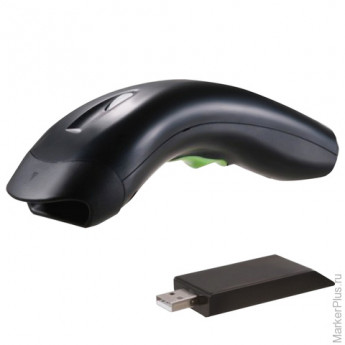 Сканер штрихкода MERCURY CL-200, беспроводной, противоударный, USB (КВ), черный