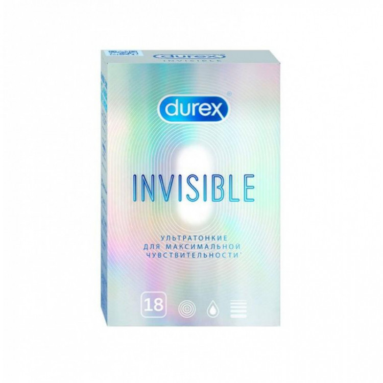Презервативы Durex Invisible ультратонкие, 3 шт 3016030 - Durex - Ультратонкие презервативы - Купить
