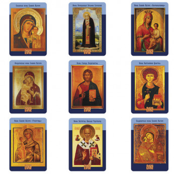 Календарь карманный 2019г HATBER, 7х10см, ламинированный, Православные иконы, Кк7(K286593)