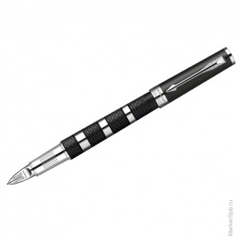 Ручка Parker Пятый пишущий узел "Ingenuity Large Black Rubber & Metal CT" черная, 0,8мм, подар. уп.