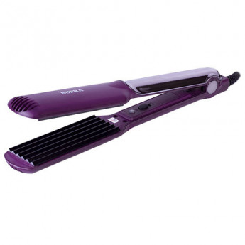 Выпрямитель для волос SUPRA HSS-1224G, 1 режим, 200С, керамика, фиолетовый