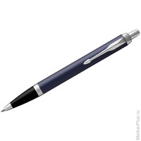 Ручка шариковая Parker 'IM Matte Blue CT' синяя, 1,0мм, кнопочн., подар. уп.