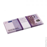 Деньги шуточные '500 евро', упаковка с европодвесом, AD0000064