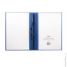 Папка-обложка для дипломного проекта STAFF, А4, 215х305 мм, фольга, 3 отверстия под дырокол, шнур, синяя, 127210