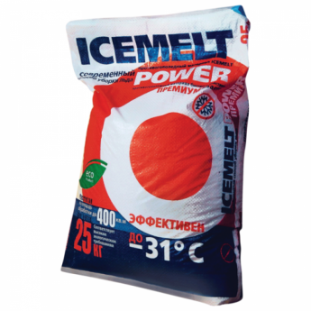 Реагент антигололедный 25 кг, ICEMELT Power ("Айсмелт Пауэр"), до -31С, мешок
