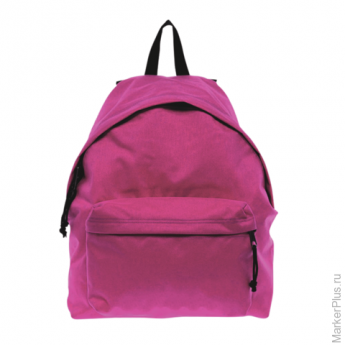 Рюкзак BRAUBERG, универсальный, сити-формат, один тон, розовый, 20 литров, 41х32х14 см, 2