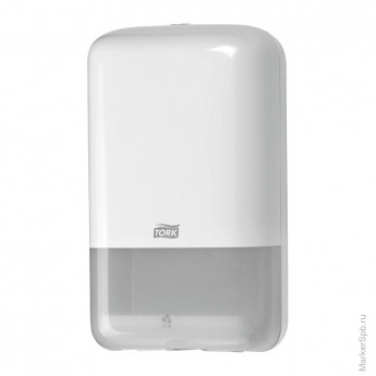 Диспенсер для туалетной бумаги листовой Tork "Elevation"(Т3) пластик, механический, белый