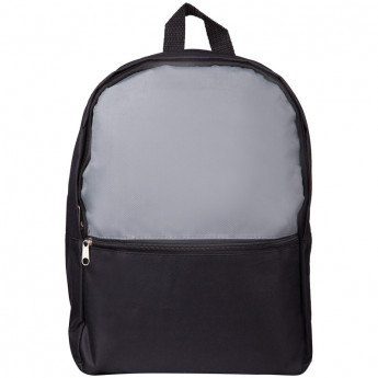 Рюкзак ArtSpace "Simple Plus" 37,5*29*12см, 1 отделение, 1 карман, уплотненная спинка, серый