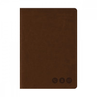 Телефонная книга А5, 80л., кожзам, OfficeSpace 'Nebraska' коричневый с вырубкой