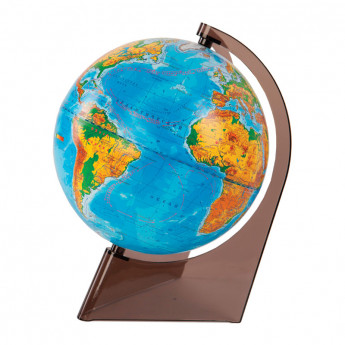 Глобус физический Глобусный мир, 21см, на треугольной подставке