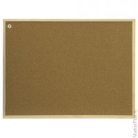 Доска пробковая 100x200 см, коричневая рамка из МДФ, OFFICE, '2х3', TC1020