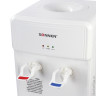 Кулер для воды SONNEN FS-02, напольный, нагрев/компрессорное охлаждение, 2 крана, белый, 452420