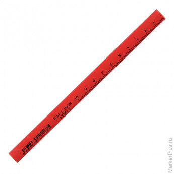 Карандаш столярный KOH-I-NOOR, 1 шт., B, грифель 5,0х2,0 мм, корпус красный, 0153600100177