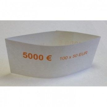 Кольцо бандерольное номинал 50 евро, 500 шт/уп, комплект 500 шт
