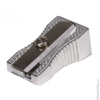 Точилка STAFF 'Basic', металлическая клиновидная, в картонной коробке, 226529, 5 шт/в уп