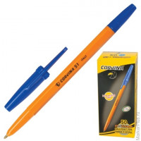 Ручка шариковая CORVINA 51 'Vintage', корпус оранжевый, толщина письма 1 мм, синяя, 40163/02