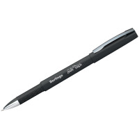 Ручка гелевая Berlingo 'Silk touch', черная, 0,5мм, грип, 12 шт/в уп