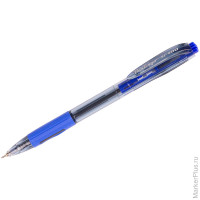Ручка шариковая автоматическая Berlingo 'SI-400' синяя, 0,7мм, грип, 12 шт/в уп