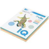 Бумага IQ 'Color Pastell Mixed Packs' А4, 80г/м2, 250л. (5 цветов)