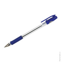 Ручка шариковая 'BPS', синяя, 0,5мм, грип, 12 шт/в уп
