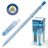 Ручка шариковая масляная PENSAN 'My-Pen', толщина письма 1 мм, синяя, 2210