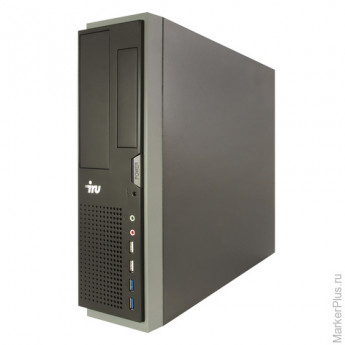 Системный блок IRU Office 110 SFF INTEL Pentium J4205 1,5 ГГц, 4 ГБ, 500 ГБ, DOS, черный, 458168