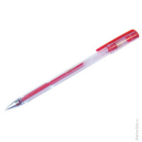 Ручка гелевая 'OfficeSpace' красная, 1мм, 12 шт/в уп