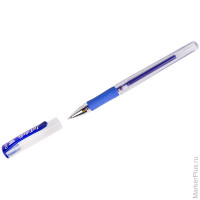 Ручка гелевая Crown 'Jell-Belle' синяя, 0,5мм, грип, 12 шт/в уп