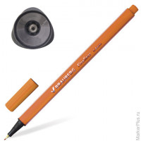 Ручка капиллярная 'Aero', 0,4 мм, металлический наконечник, трехгранная, BRAUBERG, оранжевая, 142249