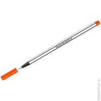 Ручка капиллярная Luxor 'Fine Writer 045' оранжевая, 0,8мм, 10 шт/в уп