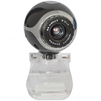 Веб-камера Defender C-090, 0.3МП, 640x480, микрофон, USB2.0, серый, черный