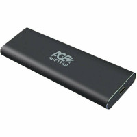 Контейнер для SSD AgeStar 3UBNF5C SATA USB 3.0 Type-С алюм черный M2
