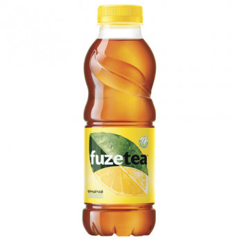 Чай холодный черный FUZE TEA (Фьюзти) лимон, 0,5л, пластиковая бутылка, ш/к 89301, 1749903 6 шт/в уп