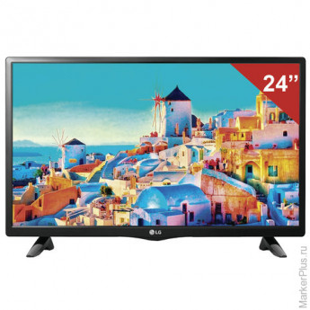 Телевизор LED 24" (60,96 см), LG 24LH451U, 1366x768 HD Redy, 16:9, 50 Гц, HDMI, USB, черный, 3,4 кг