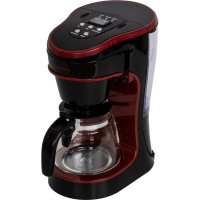 Кофеварка Supra CMS-0655 капельная, черный с красным