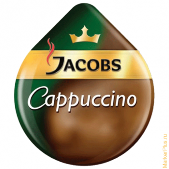 Капсулы для кофемашин TASSIMO JACOBS 'Cappuccino', натуральный кофе 8 шт. х 8 г, молочные капсулы 8 , комплект 8 шт