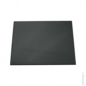 Настольное покрытие Durable 52*65см, с прозрачным верхним листом, черное